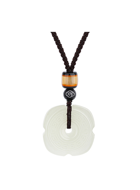 和田玉平安扣吊坠生日礼物