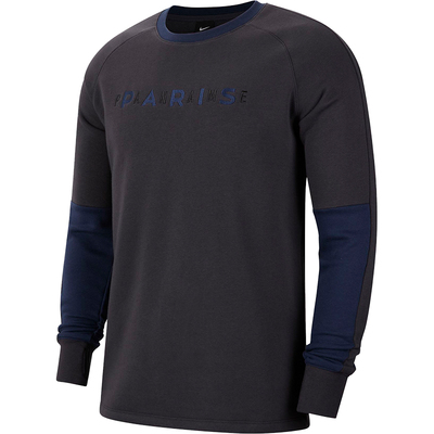 Nike/耐克正品男款字母刺绣图案圆领套头长袖卫衣AT4442-080