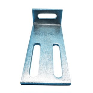 三宁加大加厚L型镀锌直角角码180+50立柱三角铁焊接连接件防腐木