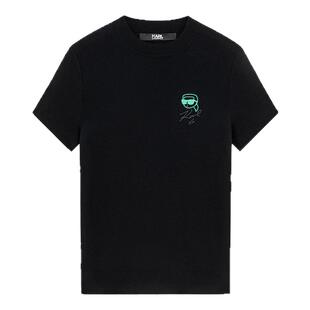 KARL LAGERFELD卡尔拉格斐【绵羊毛】商务休闲短袖T恤老佛爷男装