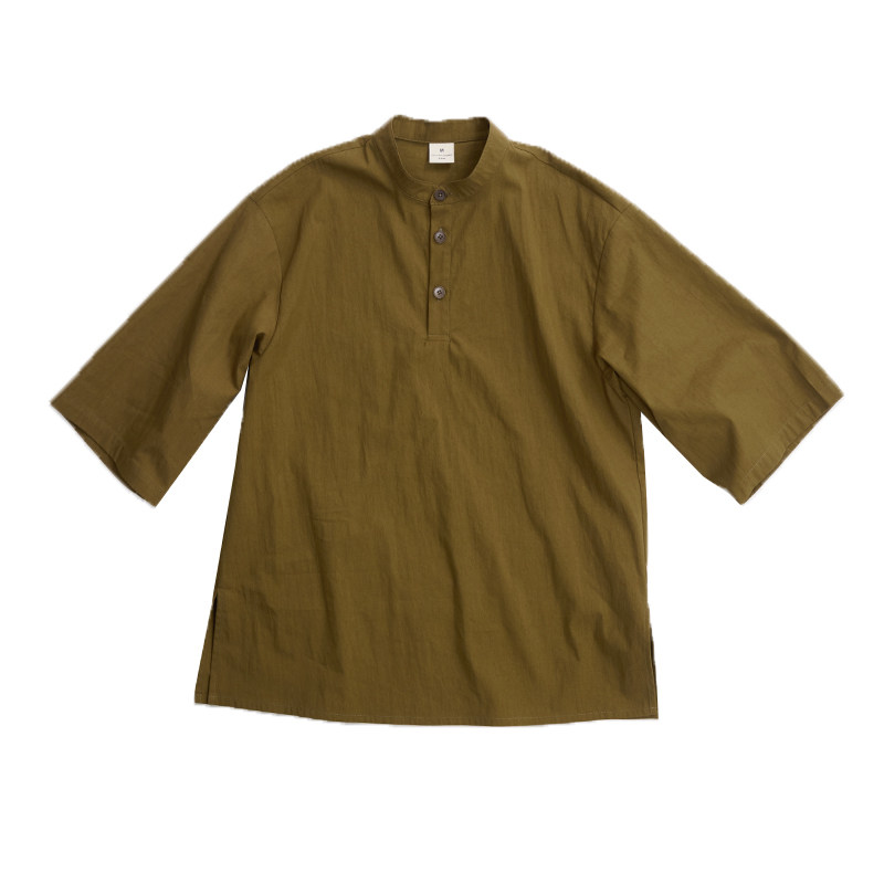 山野风餐饮工作服火锅饭店酒馆茶餐厅服务员服装日料烤肉店工作服