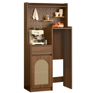 餐边柜茶吧机储物柜一体茶水柜饮水机上置物架杯具茶壶收纳柜G429