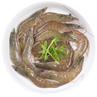 野生大白刺虾鲜虾青虾海鲜当日现捞鲜活冷冻咸水大虾一斤一盒顺丰