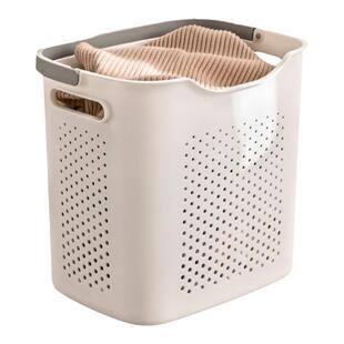 家用脏衣服分区脏衣篓卫生间浴室洗衣篮子日式大容量收纳筐脏衣篮