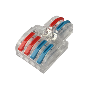 三相四线四进四出快速接线器 SPL-4 对接电机电线连接器端子10只