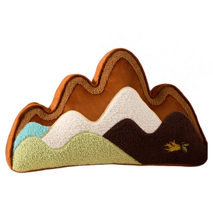 靠山抱枕定制异形刺绣创意沙发大靠枕床头靠背办公室靠垫车载腰靠