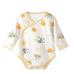 新生婴儿冬装衣服长袖包屁衣a类男幼儿宝宝女孩秋打底纯棉连体衣