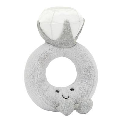 Jellycat钻石戒指毛绒结婚礼物