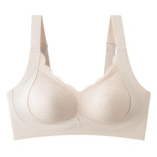 猫人胸大显小内衣收副乳聚拢防下垂大码无痕孕妇文胸胖MM妈妈胸罩