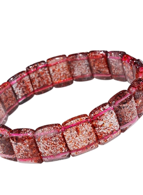 超唯珍藏级满矿金草莓晶手串