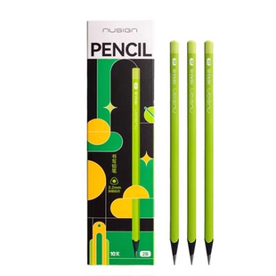 老师推荐黑木铅笔高颜值小绿杆小学生专用考试推荐高端一年级hb幼儿园2B铅笔儿童练字无铅毒不易断铅芯