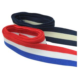 黑色白条裤子装饰侧边条彩色条纹运动服涤纶织带衣服包边条辅料软