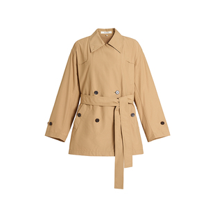 【一衣多穿】Marisfrolg玛丝菲尔2026春新款气质绉感风衣短款外套