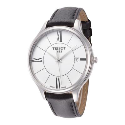 Tissot/天梭 女士38mm经典百搭皮革石英手腕表T103.210.16.018.00