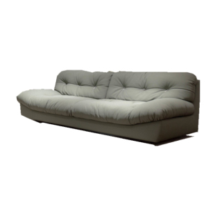 云朵Milano白敬亭同款baxter沙发进口磨砂真皮简约三人位羽绒沙发