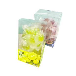 伯乐尝剥皮青提紫提水果软糖芒果糕糖3D榴莲糖网红果汁QQ糖果零食