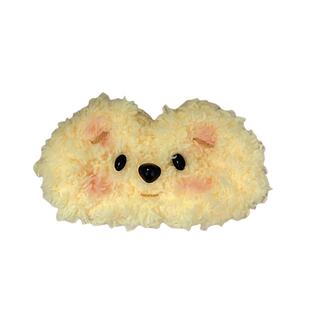 阿鱼原创设计发夹毛绒可爱维尼熊发夹刘海少女心成品包邮礼物发饰