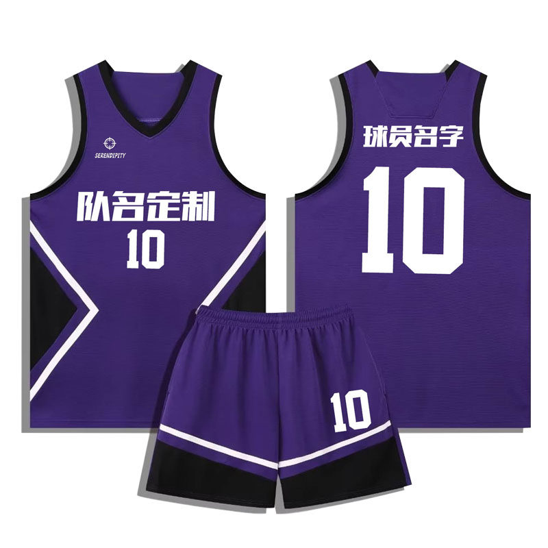 大学生CBA速干透气定制篮球队服