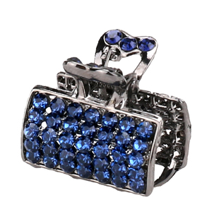 金属发抓夹小号水钻刘海发夹精致小巧侧边夹高级感发卡黑色发饰品