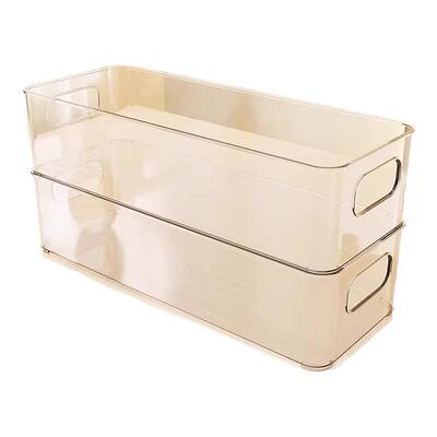 桌面宿舍收纳盒长条窄长型