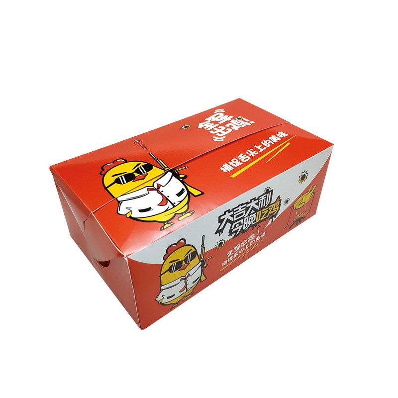 韩式炸鸡打包盒加厚双面防油鸡排防油纸袋鸡翅鸡腿鸡块外卖打包盒