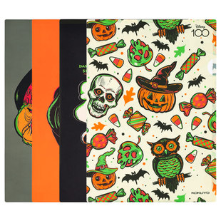 【迪士尼万圣狂欢系列】KOKUYO国誉单片夹L型大开口文件夹A4插页式档案资料试卷分类收纳袋初中生收纳册