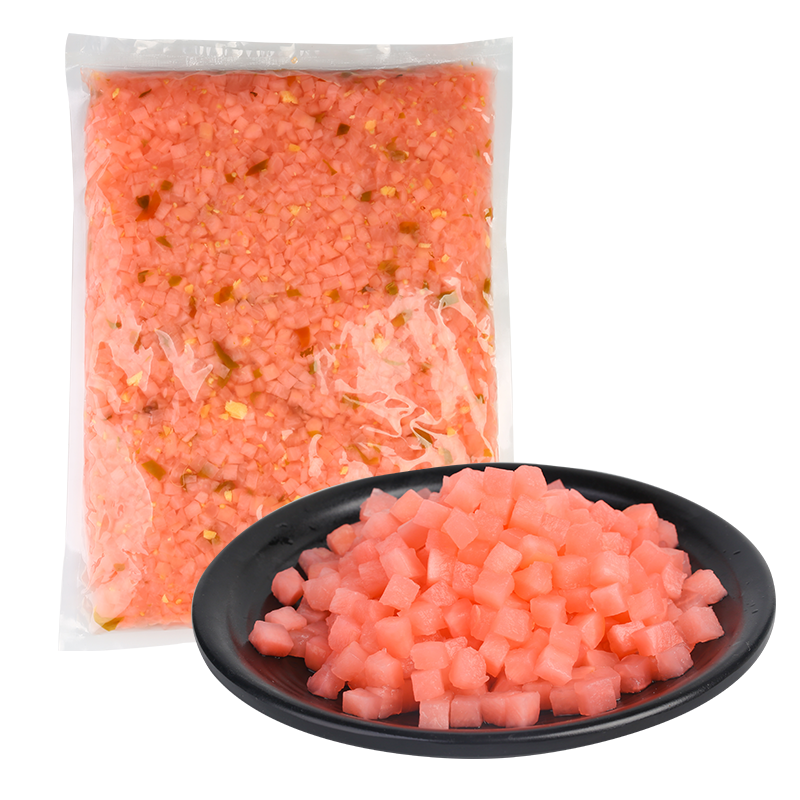 泡蘿卜重慶特產(chǎn)燒烤苕皮伴侶跳水蘿卜丁酸脆紅蘿卜顆粒批發(fā)整箱