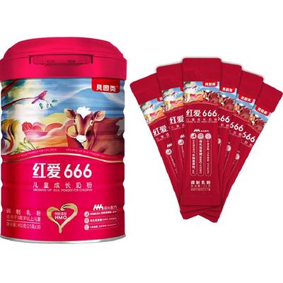 贝因美红爱666牛奶粉600g×1盒