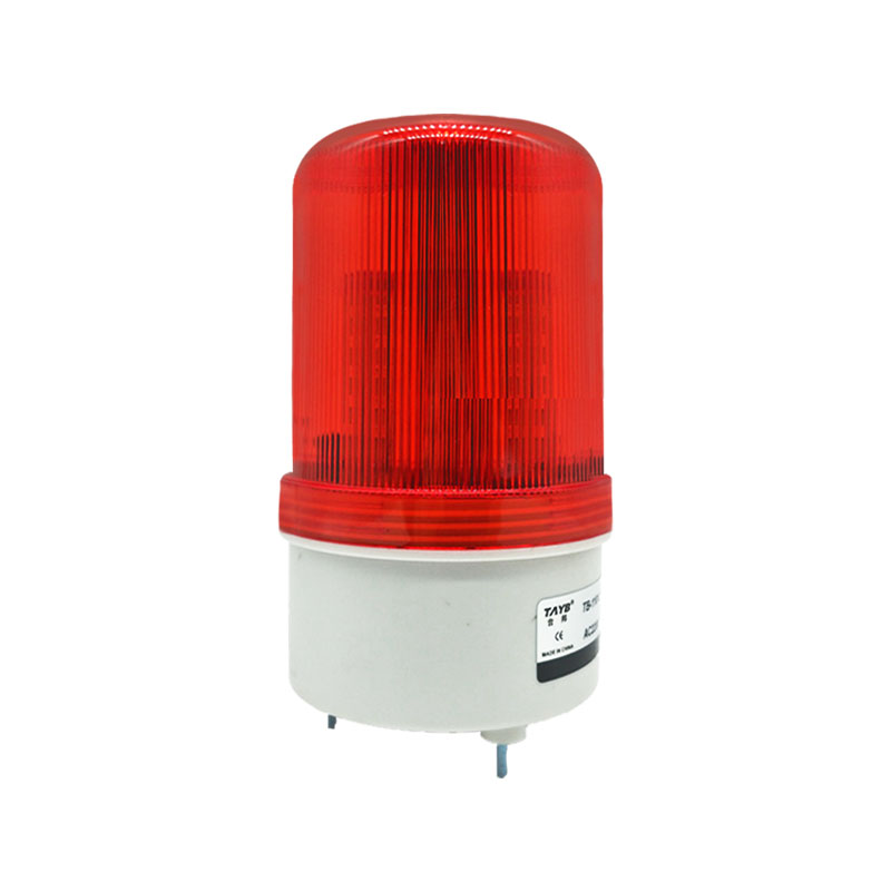 台邦LED旋转警示灯TB-1101J机床岗亭闪光信号灯声光报警器24V220V