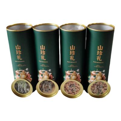 东北蘑菇榛蘑黑木耳松子榛子礼盒