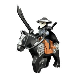 中国积木人仔古代鬼灭侠客第三方积木小人偶士兵男孩拼装玩具摆件