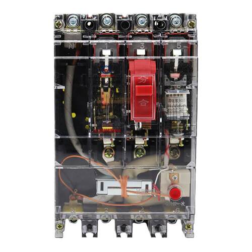 380V透明漏电保护器DZ20L-100A 160A250A 400A三相四线漏电断路器