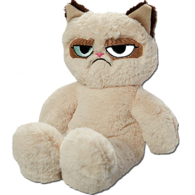 英国GrumpyCat臭脸猫毛绒
