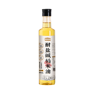 袁谷耐盐碱稻米油500ml食用油谷维素16800稻谷油家用烹饪米糠油