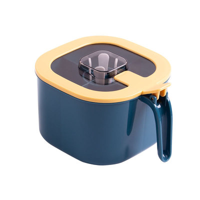 单手翻盖四合一调味盒