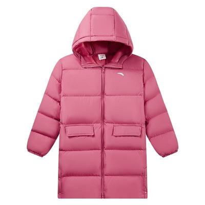安踏儿童男女童中长羽绒服