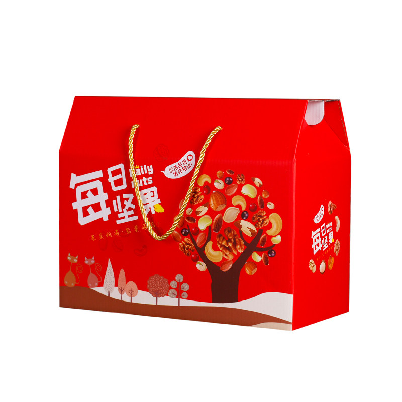 坚果礼盒包装盒高档干果空盒春节大礼包零食土特产礼品箱批发定制
