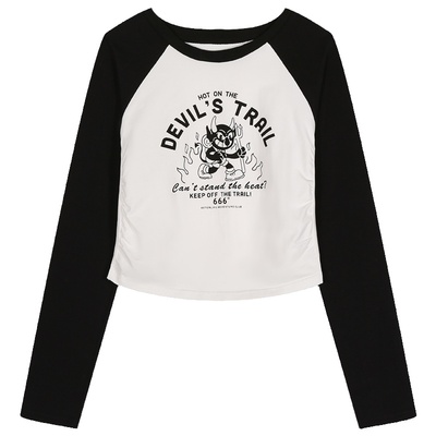 落落狷介白色打底衫女T恤