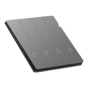 国际电工86型开关插座四开双控开关墙壁4位四位4开四联电灯面板