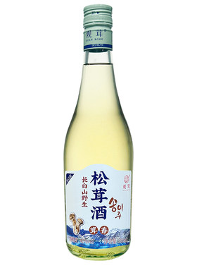 吉林延边朝鲜族特产长白山野生松茸酒500ml42度52度观茸松茸酒