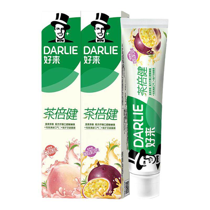 好来清新口气含氟果味牙膏