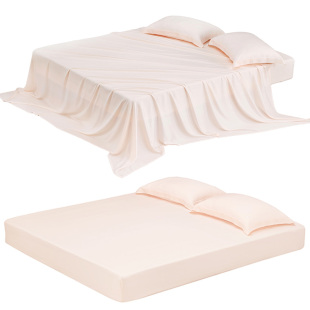 tencel天丝床单床笠单件定制a类婴儿童单双人夏天冰丝床垫保护罩