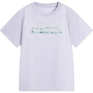 李宁短袖T恤女士官方新款女装上衣夏季透气半袖宽松针织运动服女