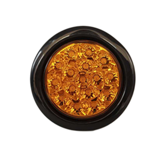 实力多中集挂车后尾灯总成24V超亮防水LED圆灯三联刹车转向倒车灯