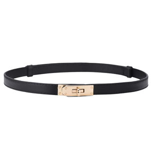 啄木鸟女士皮带细款2025新款配连衣裙子真皮高级感牛皮装饰裤腰带