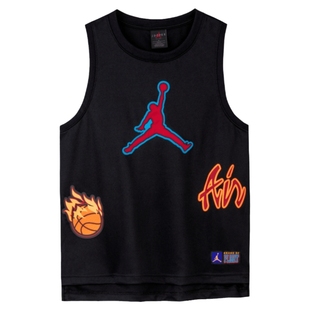 Jordan童装男童篮球背心2025夏季新款大小童运动上衣潮D2332007GS