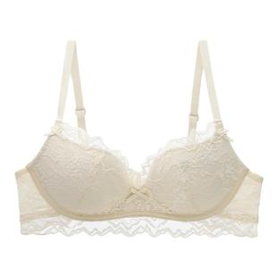 六只兔子内衣女小胸聚拢显大胸罩收副乳防下垂性感蕾丝无钢圈文胸