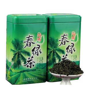 拍1寄2海南绿茶新茶嫩芽叶各125g五指山春绿茶高山云雾包邮共250g