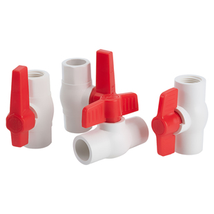 顶建pvc球阀阀门开关螺口给水管塑料20 25 32 40 50 63 75 90 110