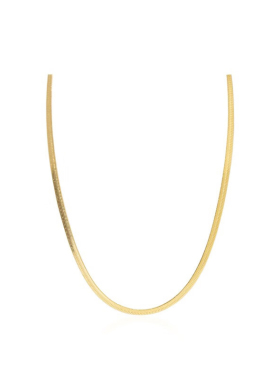蛇骨链18k金锁骨链女高级感颈链